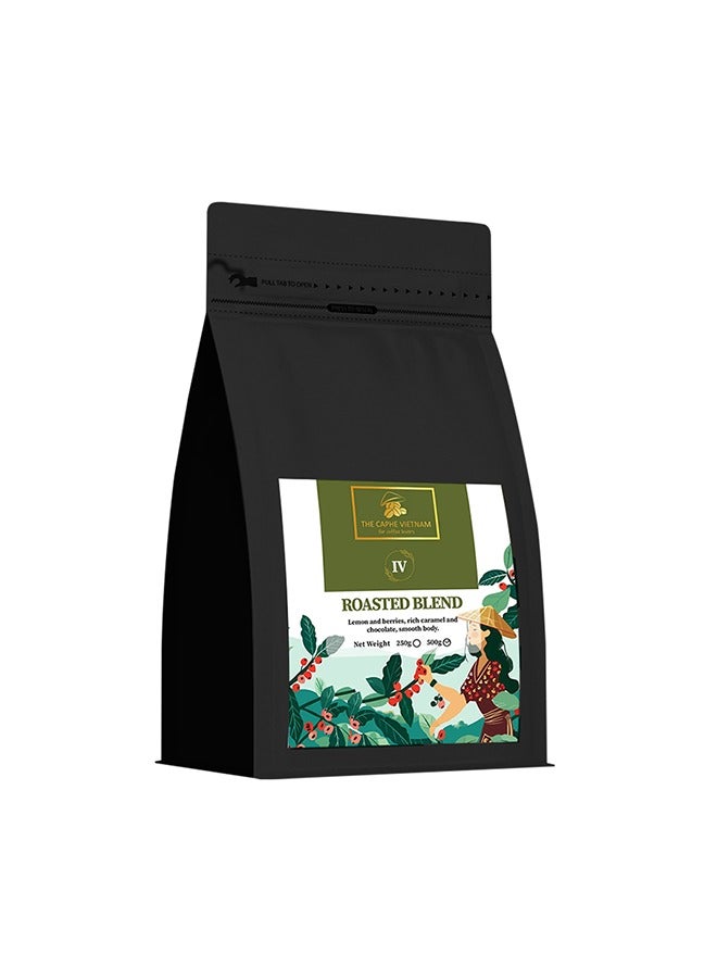 The Caphe Vietnam Coffee & Cashew Gift Set 500g + 500g | Roasted Arabica & Robusta Whole Bean | Wood Fire Roasted Cashew, Salted Skin-On | Premium Snack & Gift Combo - Image 2